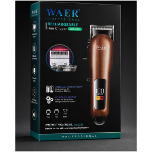 Tondeuse Professionnelle WAER Rechargeable Affichage Digital Multifonction
