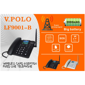 Téléphone Fixe V.Polo LF9001-B Double SIM 4G SOS 2000mAh