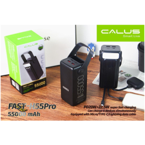 Calus FAST-H55Pro Power Bank 55000mAh 22.5W Charge Rapide
