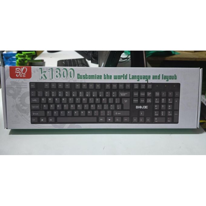Clavier USB K1800 104 Touches Pleine Taille QWERTY Bureau