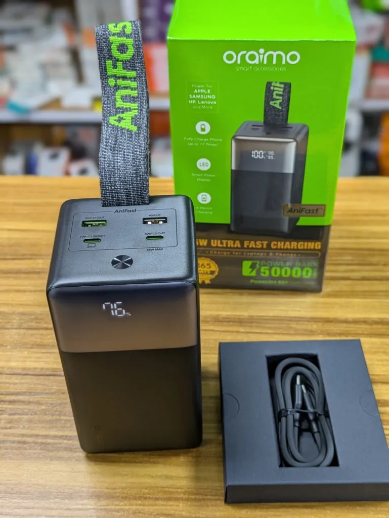 Power Bank Oraimo PowerJet 501 50000mAh 85W Charge Rapide Ordinateur Portable – Image 4