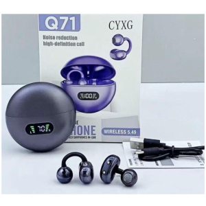 Écouteurs CYXG Q71 Open-Ear Clip Bluetooth 5.4 LED Réduction Bruit