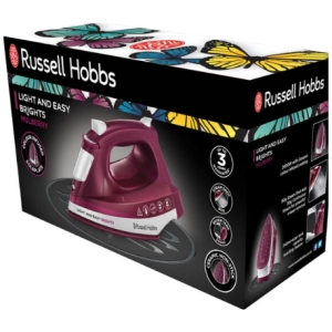 Fer à Repasser Russell Hobbs 2400W Semelle Céramique Auto Steam 90g/min