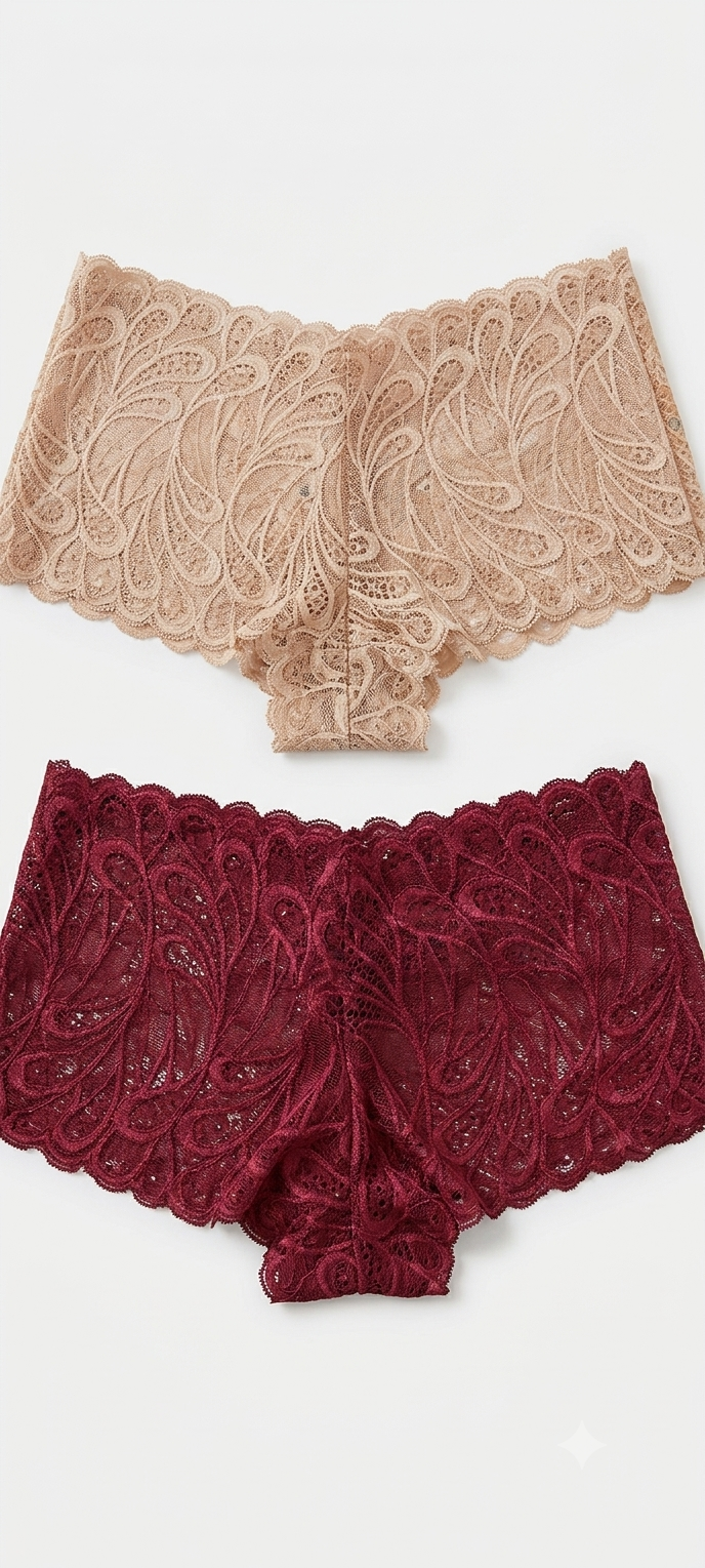 Lot de Caleçons Femme Dentelle Stretch Confortable XXL XL L – Image 2