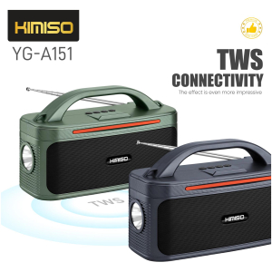 Enceinte Bluetooth Solaire Kimiso YG-A151 Support Téléphone Lampe