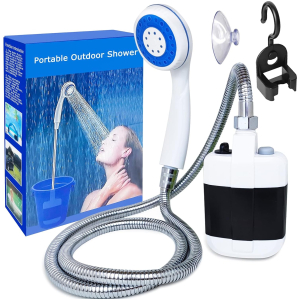 Douche de Camping Portable Rechargeable USB Pompe Électrique