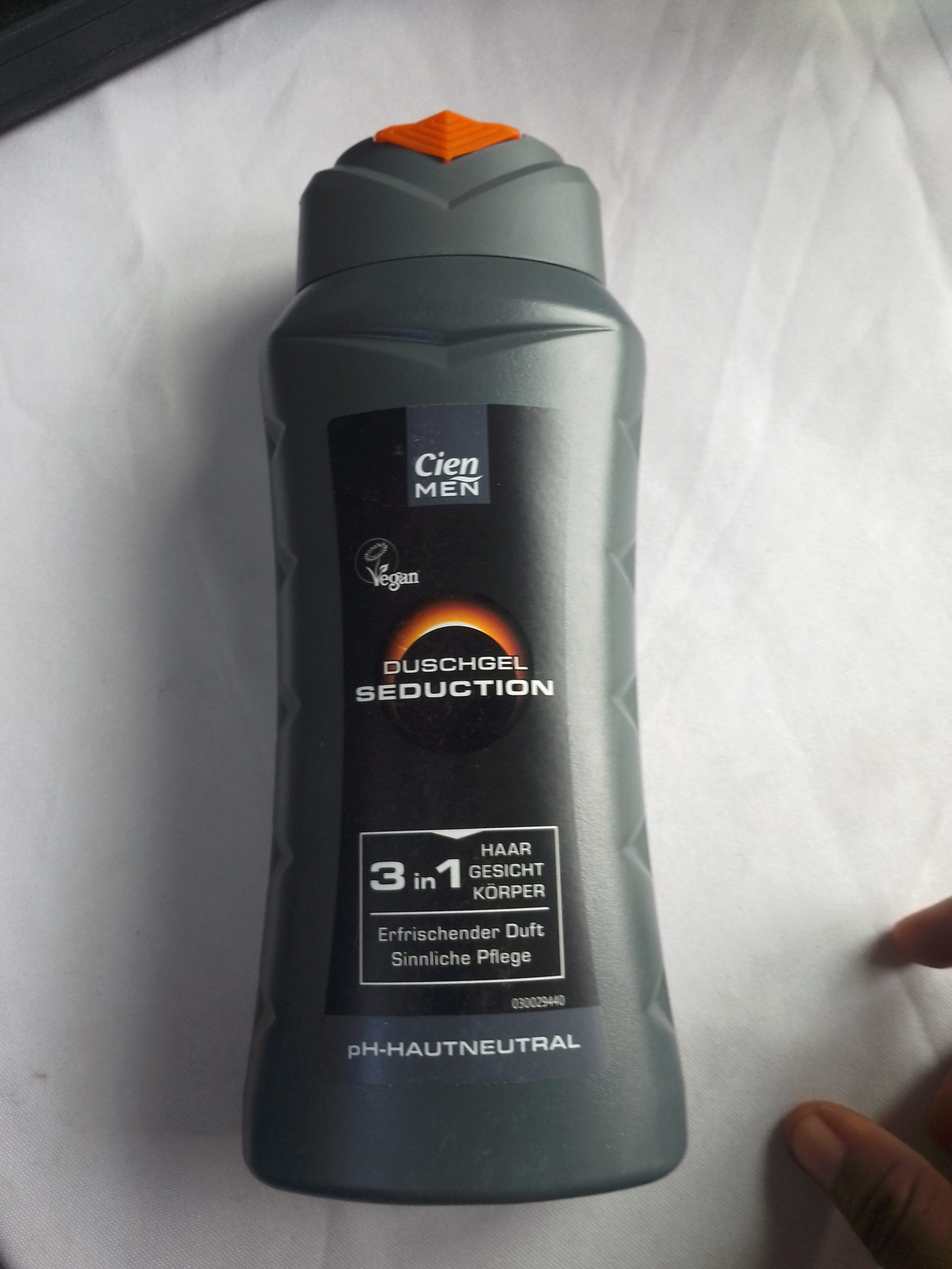 Gel Douche Cien Men Seduction 3-en-1 400ml Vegan – Image 3