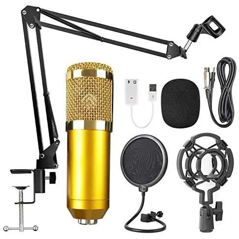 Microphone Condensateur BM-800 Kit Enregistrement Studio Bras Articulé – Image 3