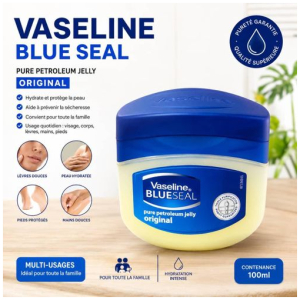 Vaseline Blue Seal Original 100% Pure Pétrolatum Triple Purifié