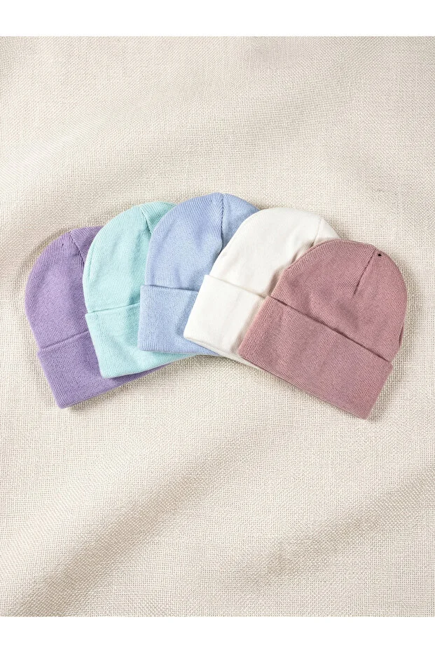 Chapeau Bébé Maille 0-1 An Plusieurs Couleurs – Image 2