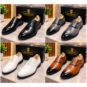 JM Weston Souliers Ville Homme Cuir Lacets Oxford Noir Gris Blanc 40-46