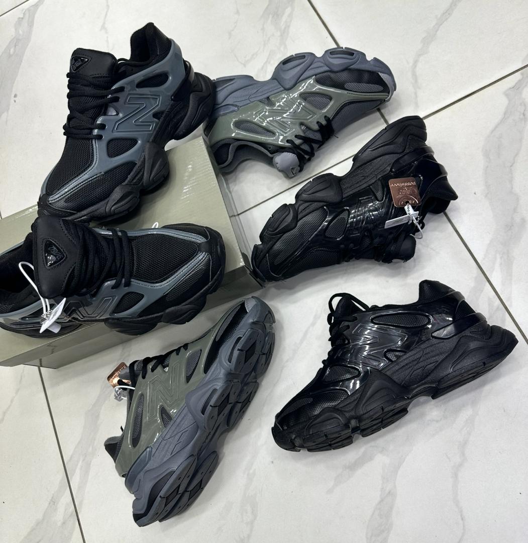 New Balance 9060 Black Cement détail semelle ABZORB et talon
