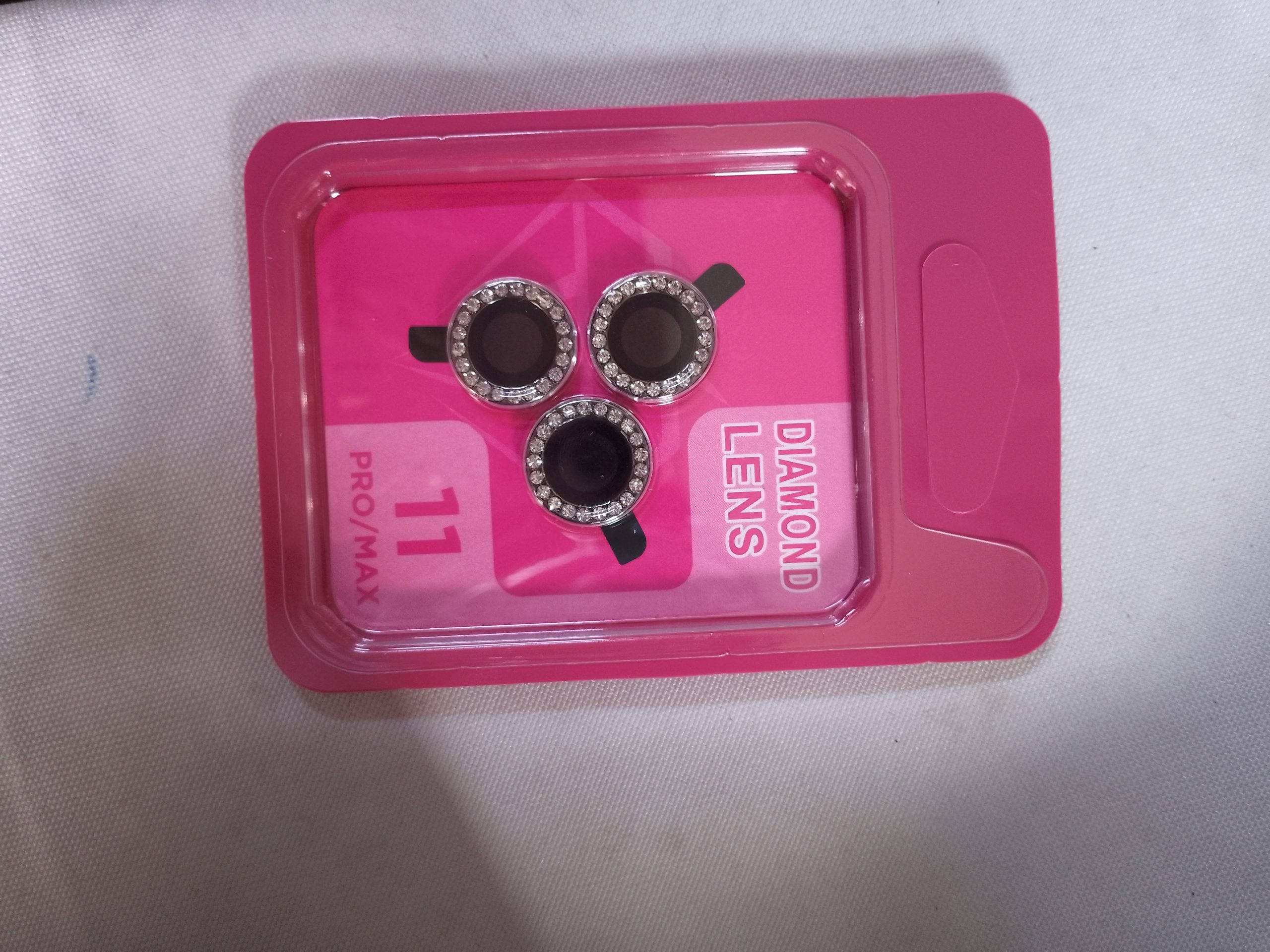 Protège Objectif Caméra iPhone 15 Pro Max Strass Diamant Bling – Image 3