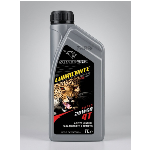 Huile Moteur Super Gato 20W-50 4T Moto et Voiture 1L JASO MA