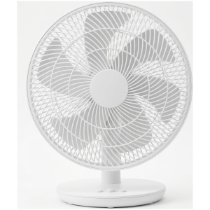 Ventilateur de Table Oscillant Blanc 16 Pouces Télécommande 3 Vitesses