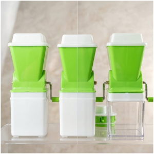 Hachoir à Légumes Manuel Chilly Cutter Manivelle Vert Blanc